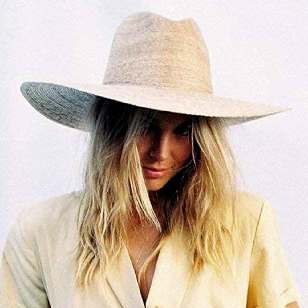 Lack of Color Palma Wide Fedora Straw Beach Hat